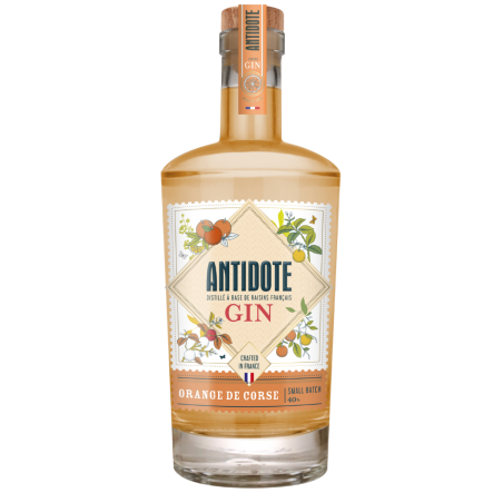 Gin Orange de Corse - GIN ANTIDOTE | Caves Carod