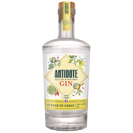 Gin Citron de Corse - GIN ANTIDOTE | Caves Carod