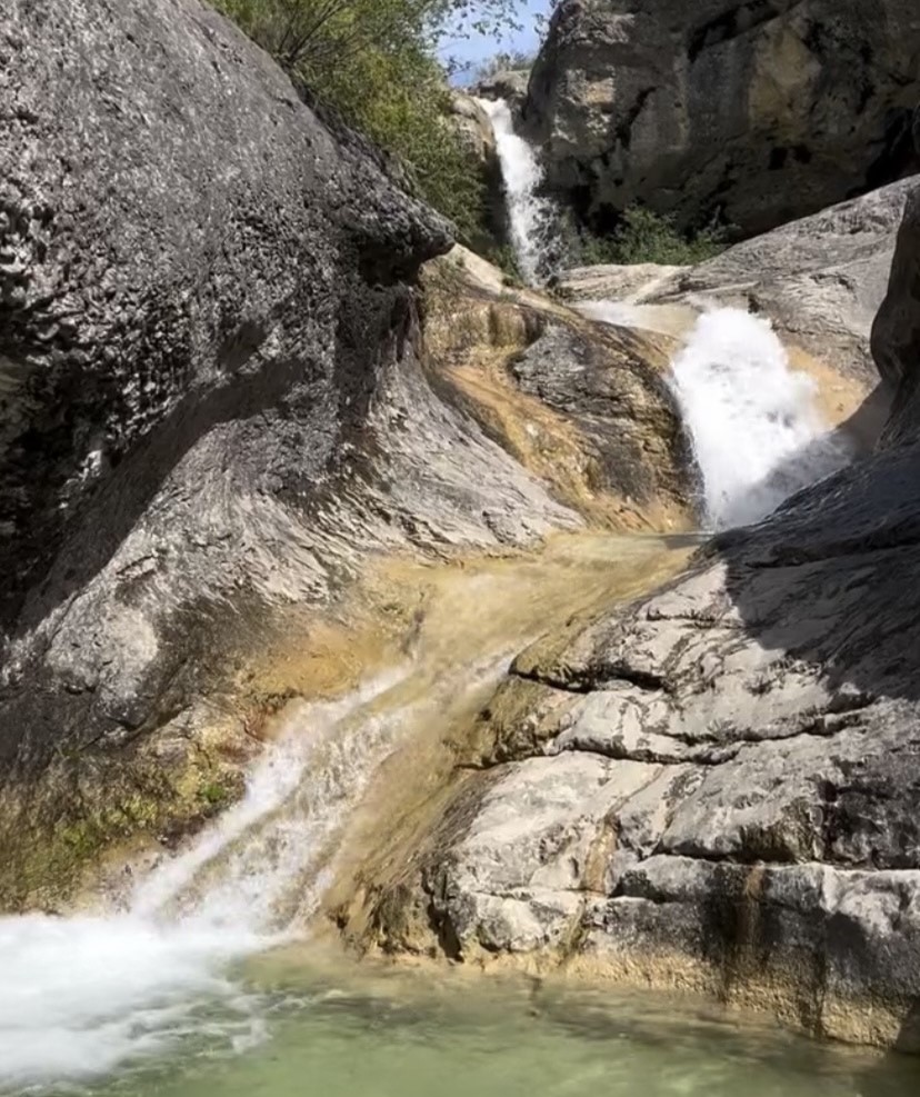 Drôme cascade de Pontaix